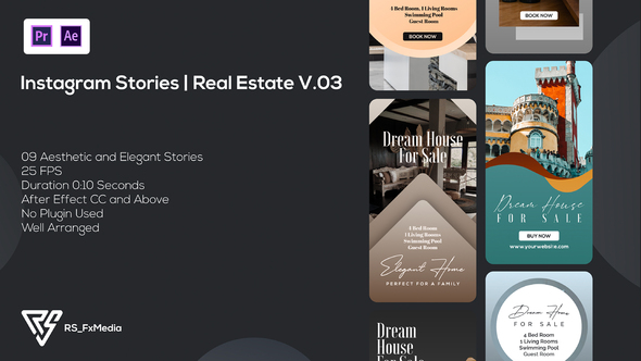 Instagram Stories | Real Estate V.03 | Suite 34 | MOGRT