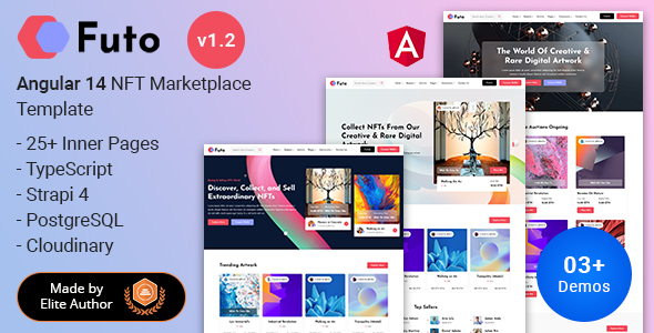 Special Futo - Angular 14 NFT Marketplace Template with Strapi 4