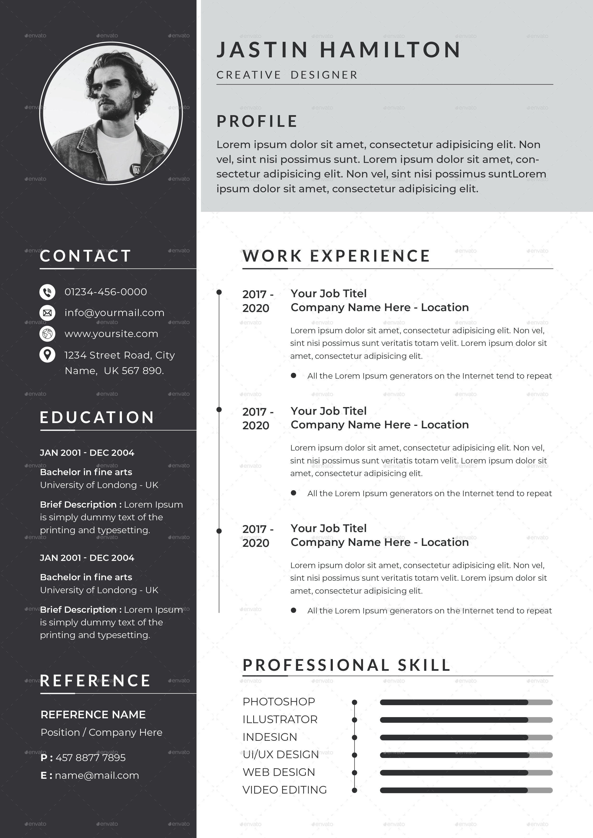 Resume, Print Templates | GraphicRiver