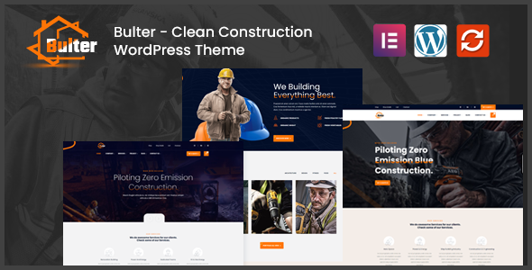Bulter – Clean Construction WordPress Theme