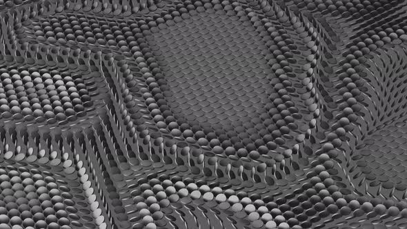 Black Waving Disc Loop