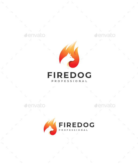 Fire Dog Logo