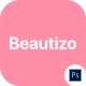 Beautizo - PSD Template Cosmetic & Beauty App