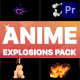Anime Explosions | Premiere Pro MOGRT - VideoHive Item for Sale