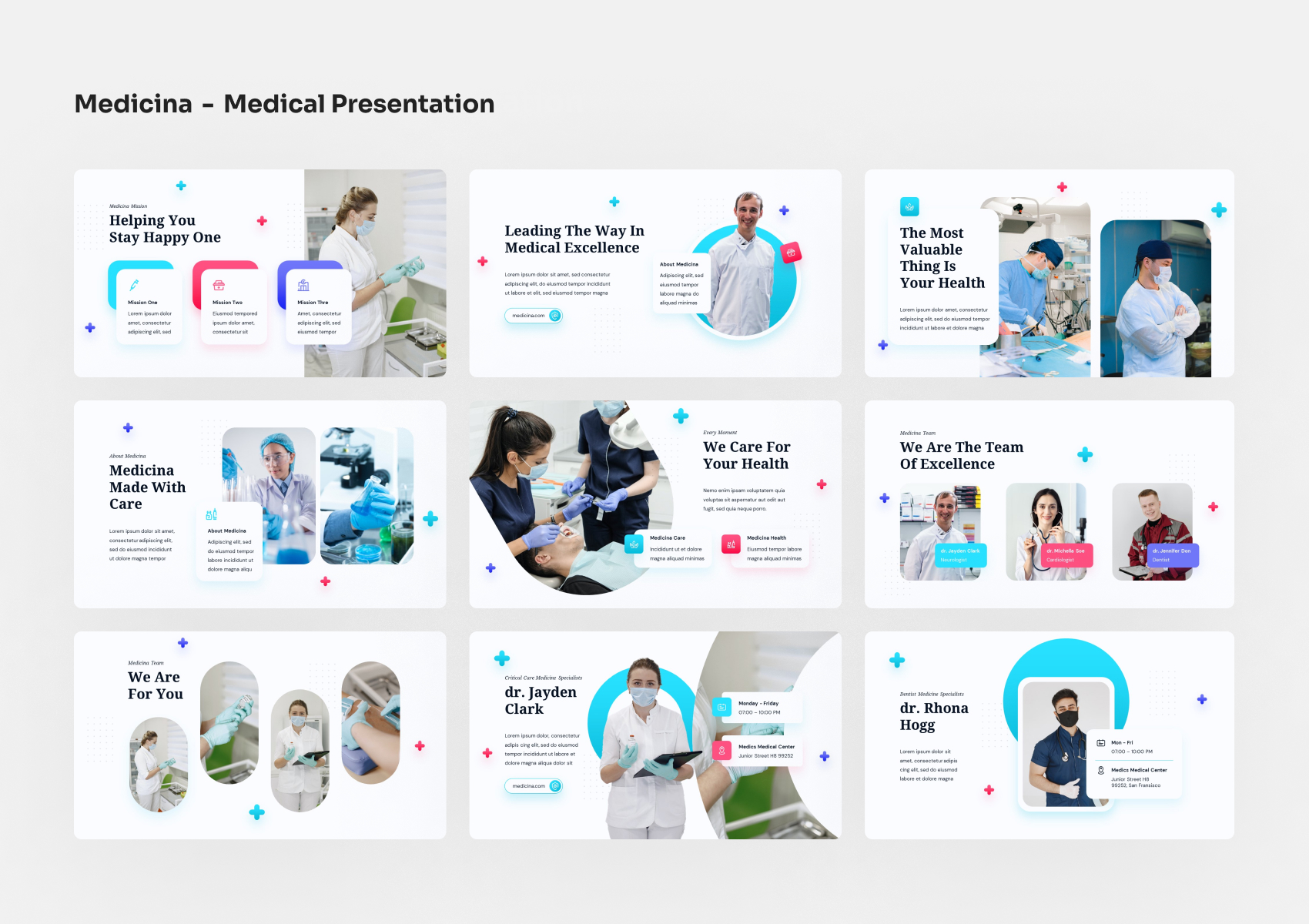 Medicina - Medical PowerPoint Presentation, Presentation Templates