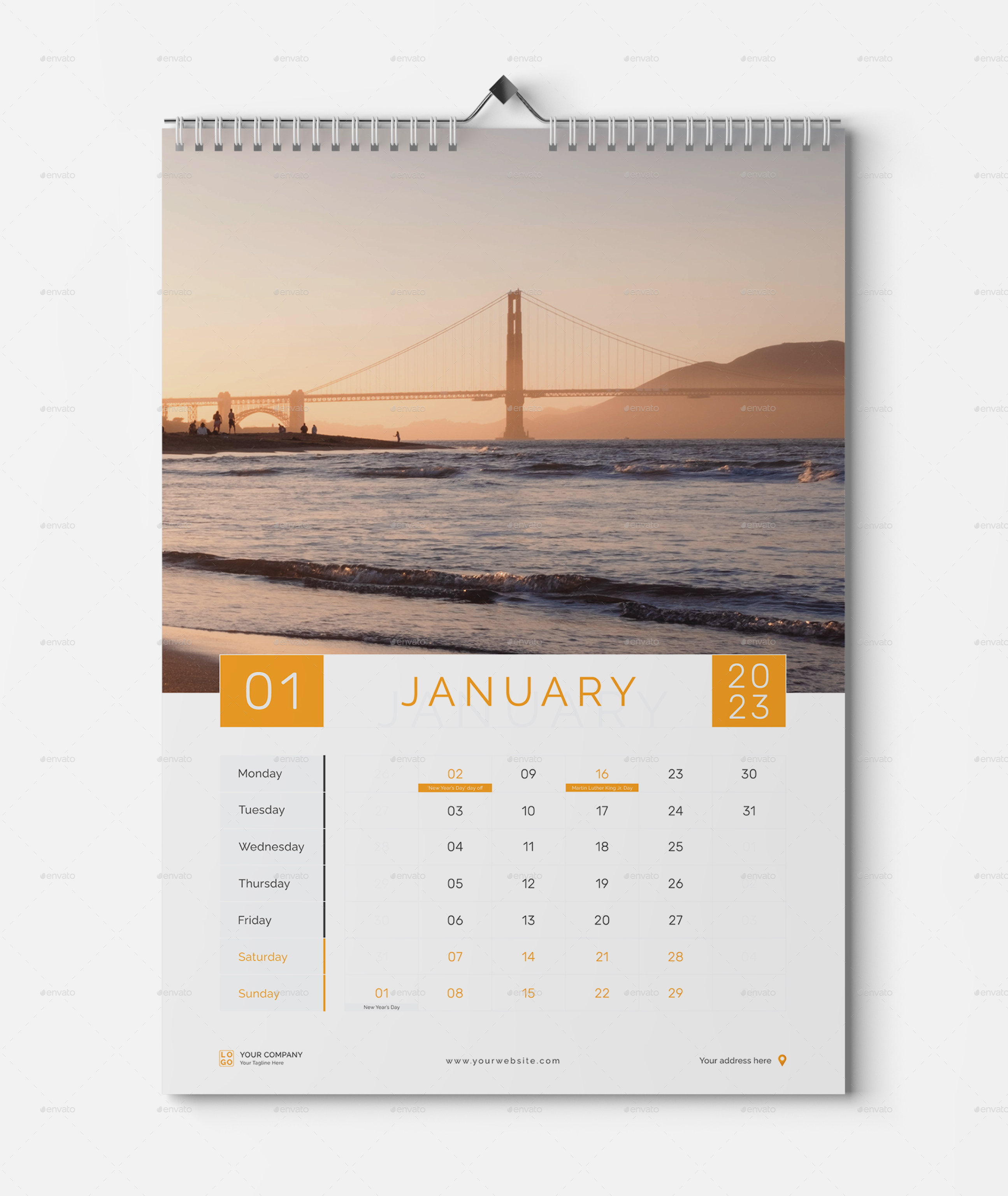 Wall Calendar 2023 Bundle Series 02, Print Templates GraphicRiver