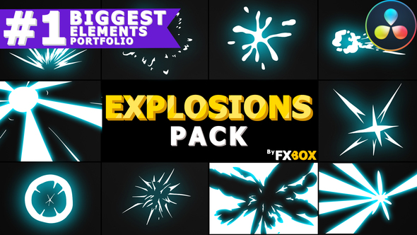 Explosion Elements Pack | DaVinci Resolve