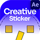 Unique Creative Sticker Animated Portfolio After Effect Project - VideoHive Item for Sale