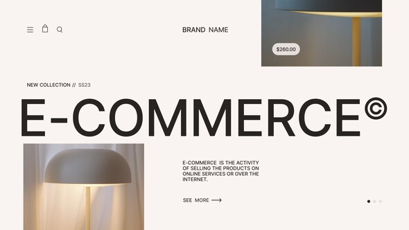 Minimalistic E-Commerce Promo