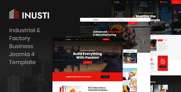 Inusti – Industrial & Factory Business Joomla 4 Template