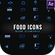 Food Neon Icons | Resizable - VideoHive Item for Sale