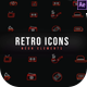 Retro Neon Icons | Resizable - VideoHive Item for Sale