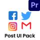 Social Media Post UI Pack - 4 in 1 - VideoHive Item for Sale