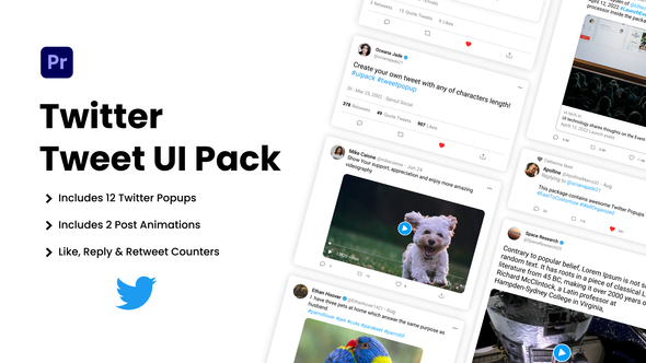 Twitter Tweet UI Pack