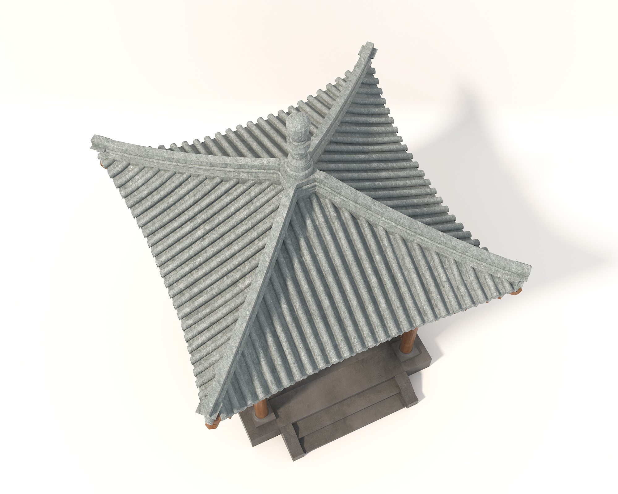 Chinese Wood Gazebo 2 by nhattuankts | 3DOcean