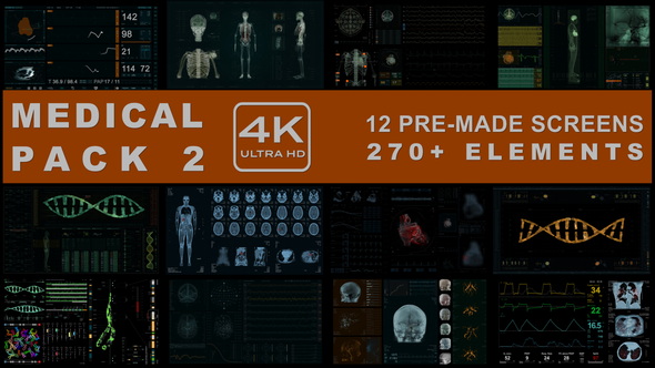 Medical Pack 2 4K (270+ elements)