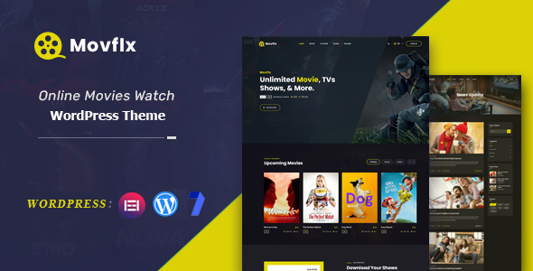 Movflx – Video Production and Movie WordPress Theme