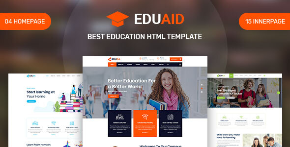 Excellent Eduaid - Education HTML5 Template