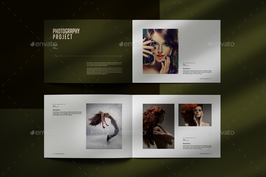 Minimalist Portfolio Template, Print Templates | GraphicRiver