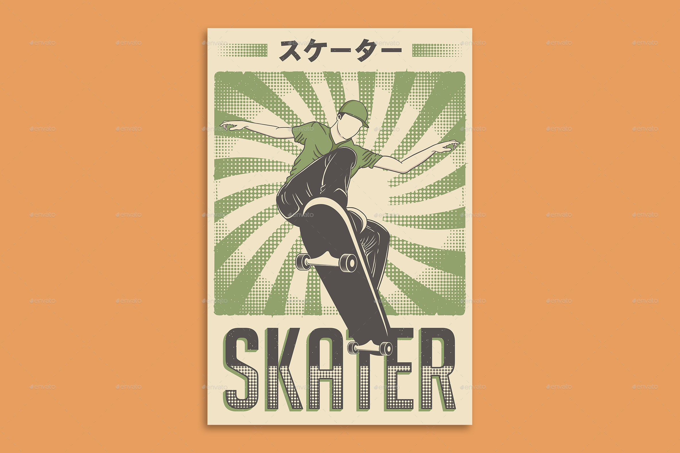 5 Vector Images of Retro Skateboarding Poster, Vectors | GraphicRiver