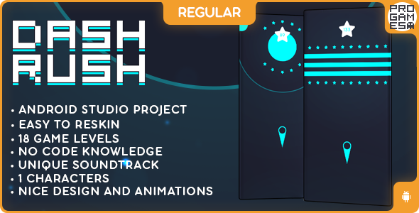 Dash Rush (REGULAR) - ANDROID - IOS - BUILDBOX CLASSIC game