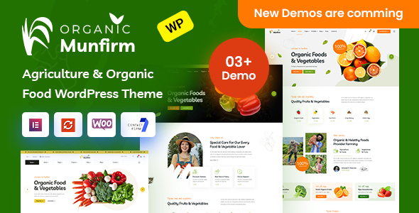 Munfirm - Organic Food Store WordPress Theme