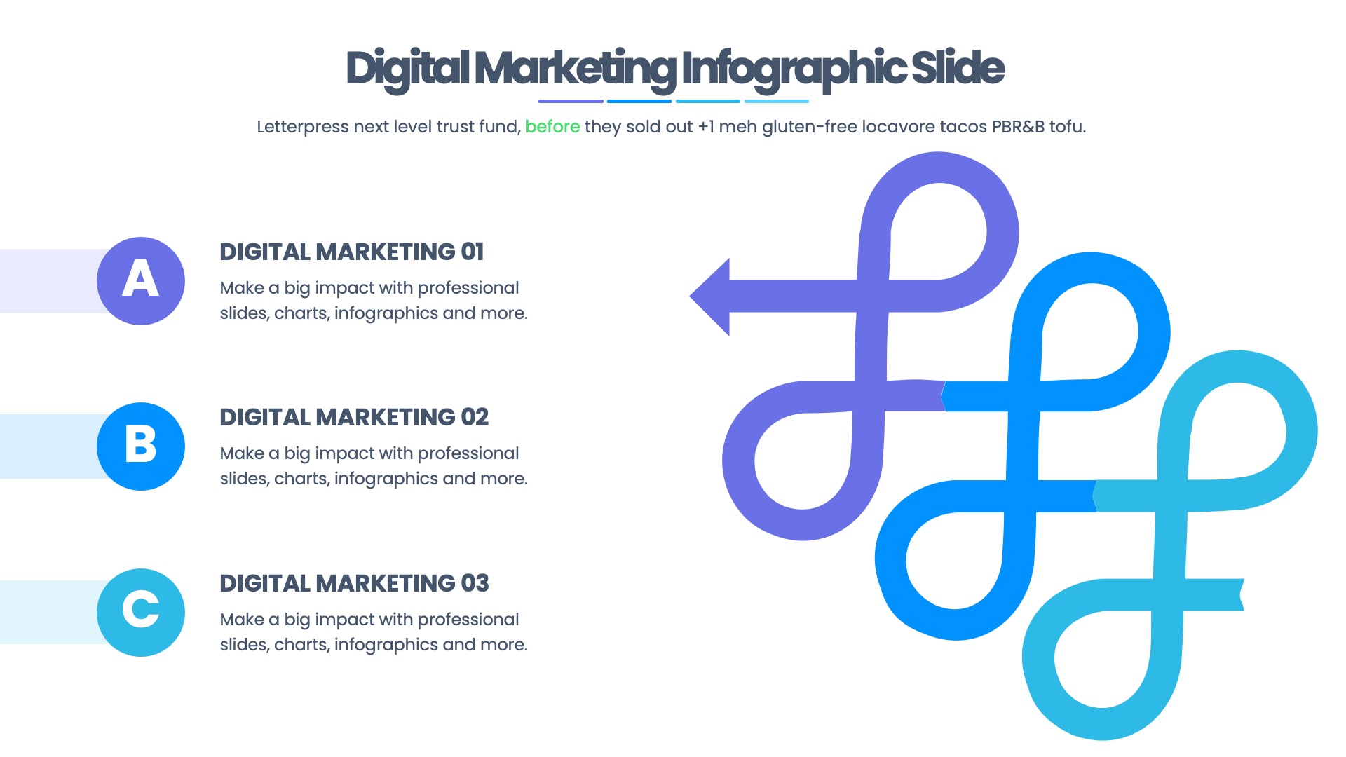 Digital Marketing - Powerpoint Infographics Slides, Presentation Templates