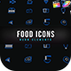 Food Neon Icons