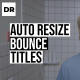 Bounce Text Titles 2.0 | DaVinci Resolve - VideoHive Item for Sale