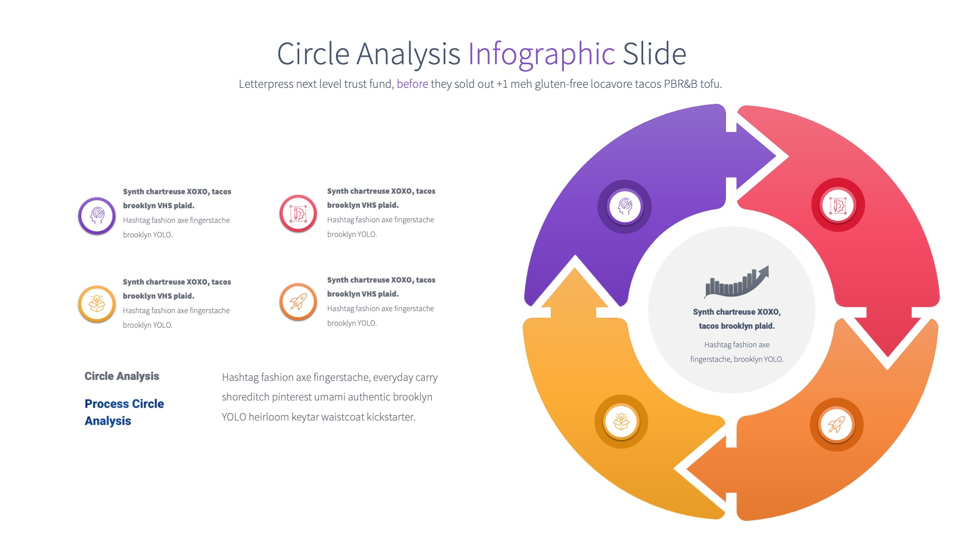 Circle Analysis - PowerPoint Infographics Slides, Presentation Templates