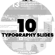 10 Typography Slides - VideoHive Item for Sale