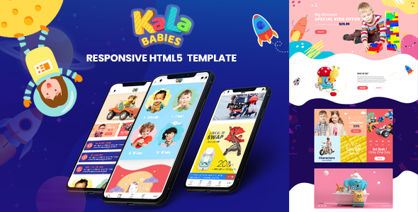 Fabulous KalaBabies - Kids and Baby HTML5 Template