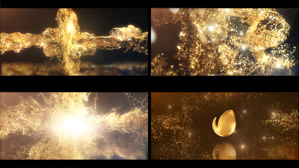 Luxury Gold Explosion Logo