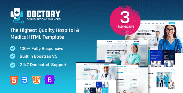 Super Doctery | Hospital, Healthcare and Medical HTML Template