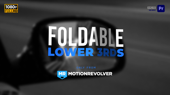 Foldable Lower Thirds | MOGRT for Premiere Pro