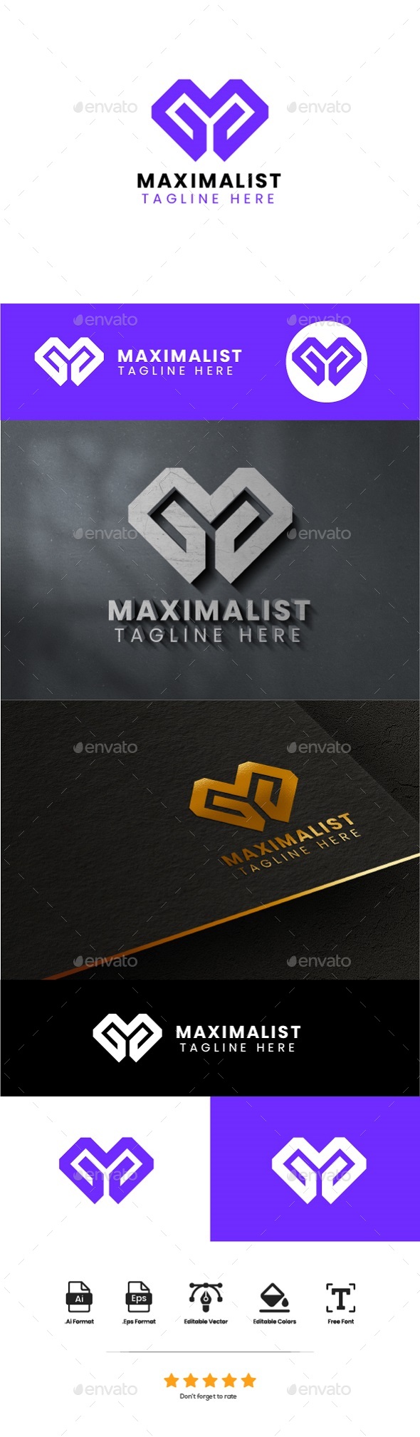 Monogram Logo Letter M – Maximalist