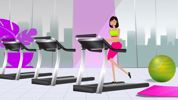 Treadmill Exercise Animation toolkit