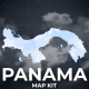 Panama Map - Republic of Panama Map Kit