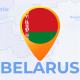 Belarus Map - Republic of Belarus Travel Map - VideoHive Item for Sale