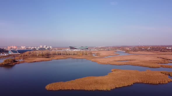 Kazanka river. Kazan. Tatarstan. Russia.