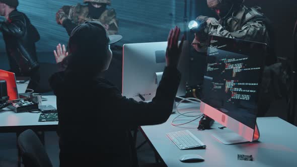 SWAT Team Arresting Hackers alt