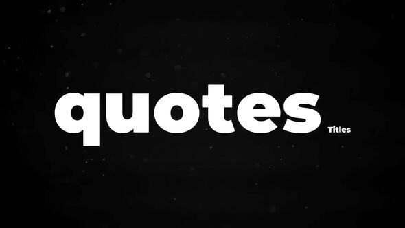 Stylish Quotes | After Effects