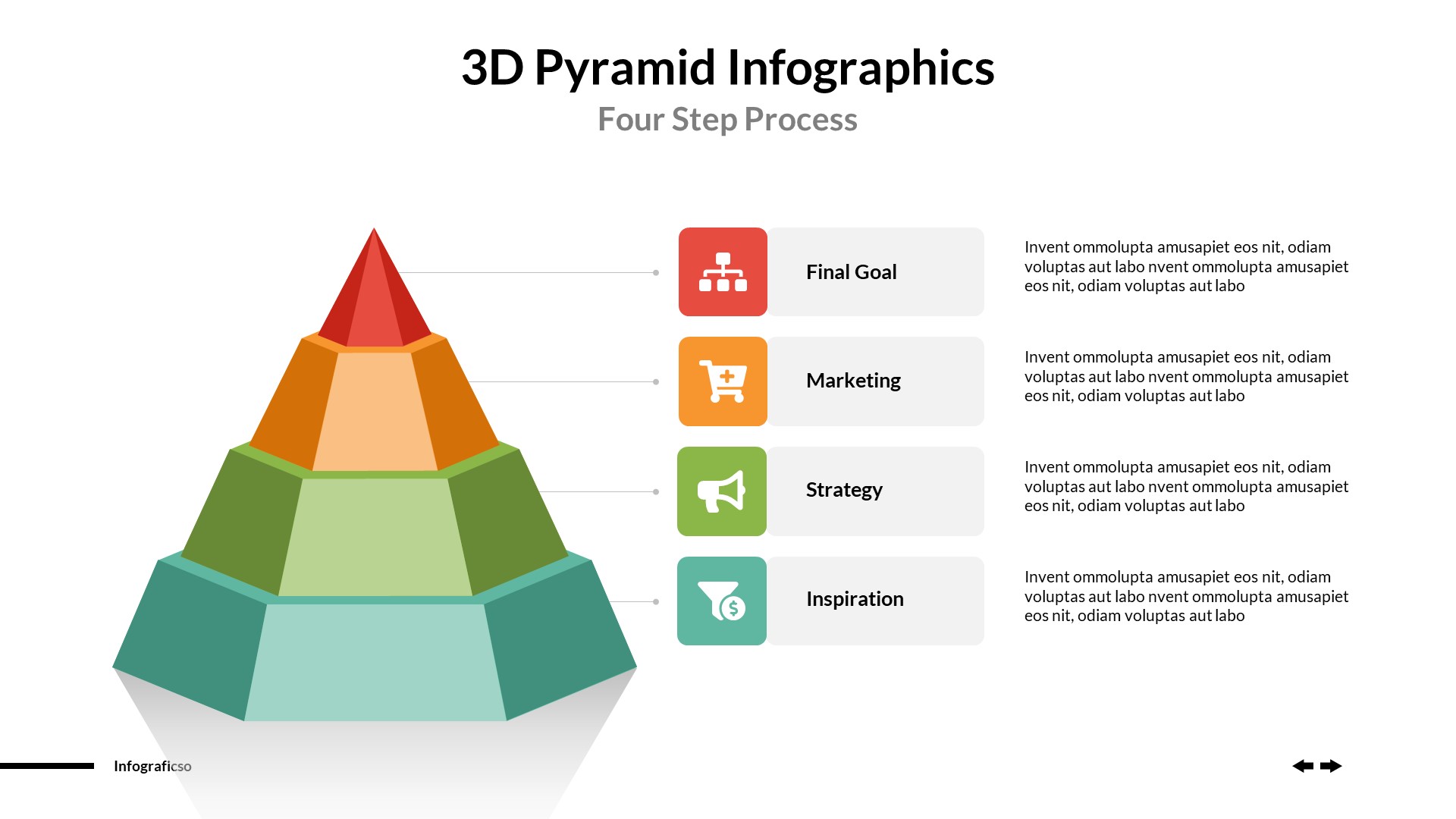 Pyramid Infographics Powerpoint Template, Presentation Templates ...