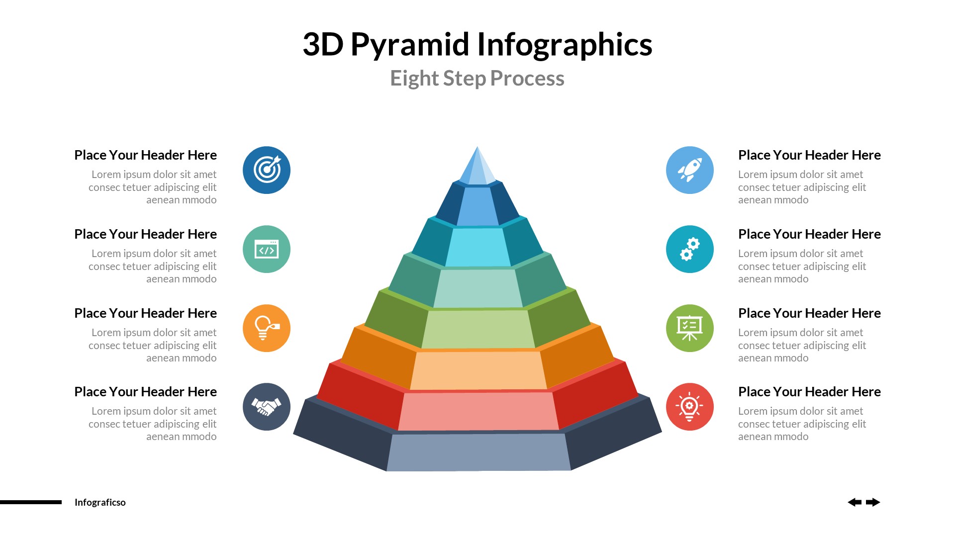 Pyramid Infographics Powerpoint Template, Presentation Templates ...