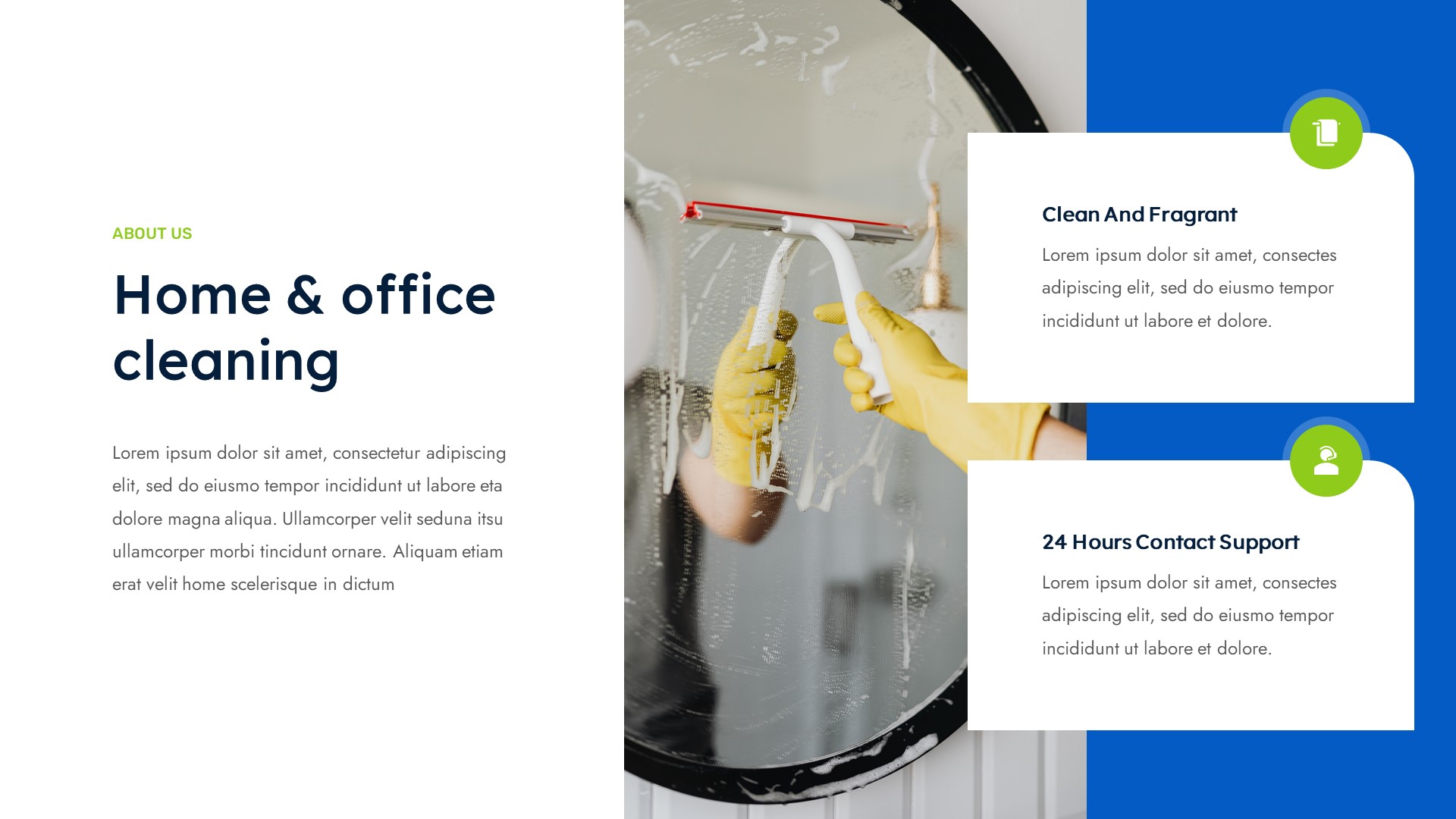 Cleaning Service Home & Office Google Slides Template, Presentation ...