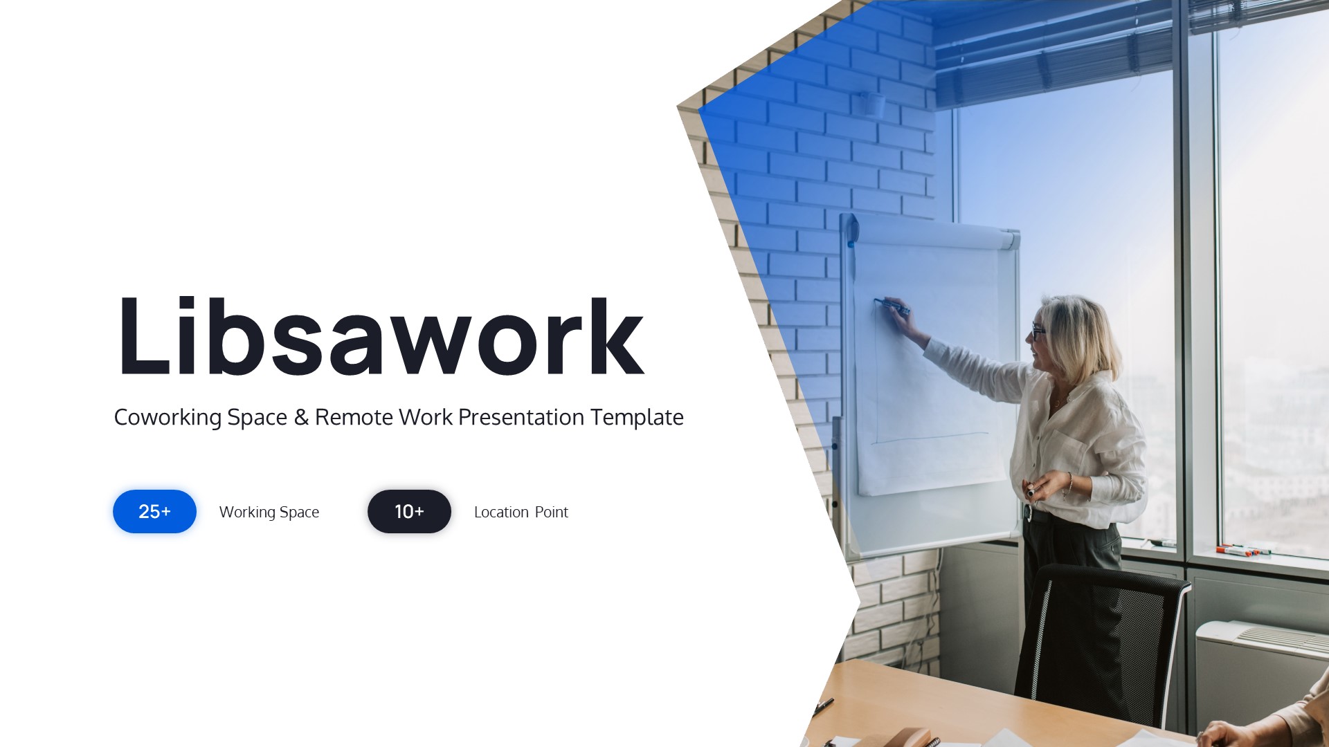 Coworking Space & Remote Work Google Slides Template, Presentation