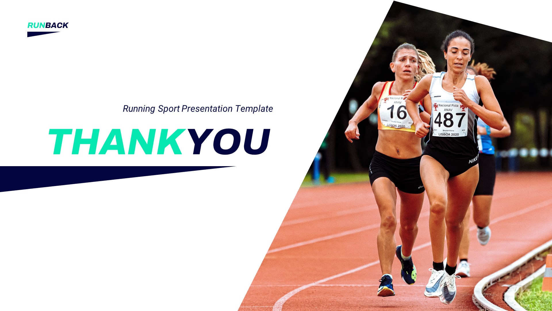 Runback - Running Athletic Sport PowerPoint Template, Presentation ...