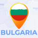 Bulgaria Map - Republic of Bulgaria Travel Map - VideoHive Item for Sale