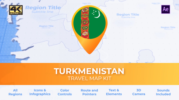 Turkmenia Map - Turkmenistan Travel Map