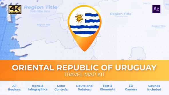 Uruguay Map - Oriental Republic of Uruguay Travel Map